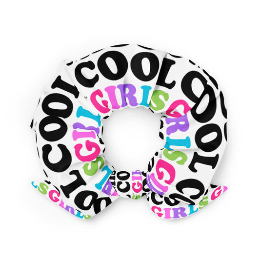 Miss O Cool Girls Scrunchie White